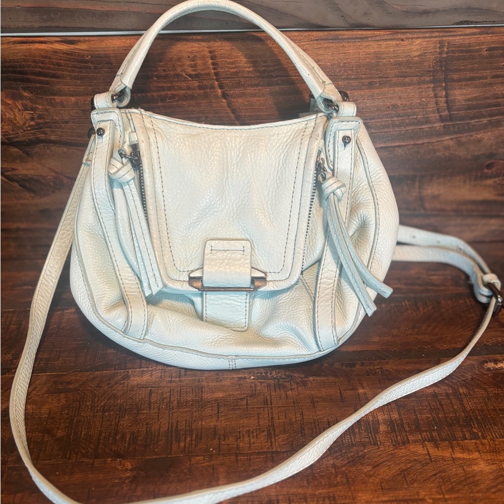 Kooba mint green leather bag